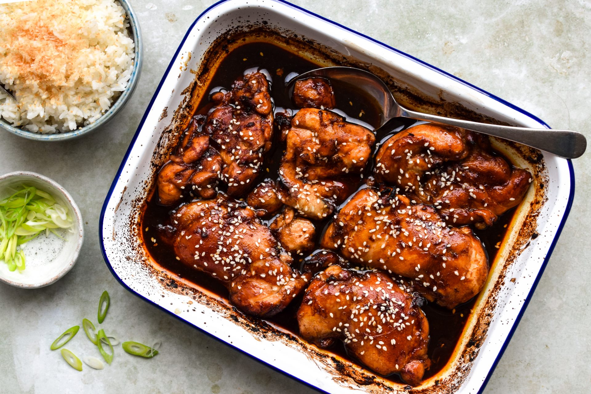 Honey Soy Baked Chicken Thighs - Rachel Phipps
